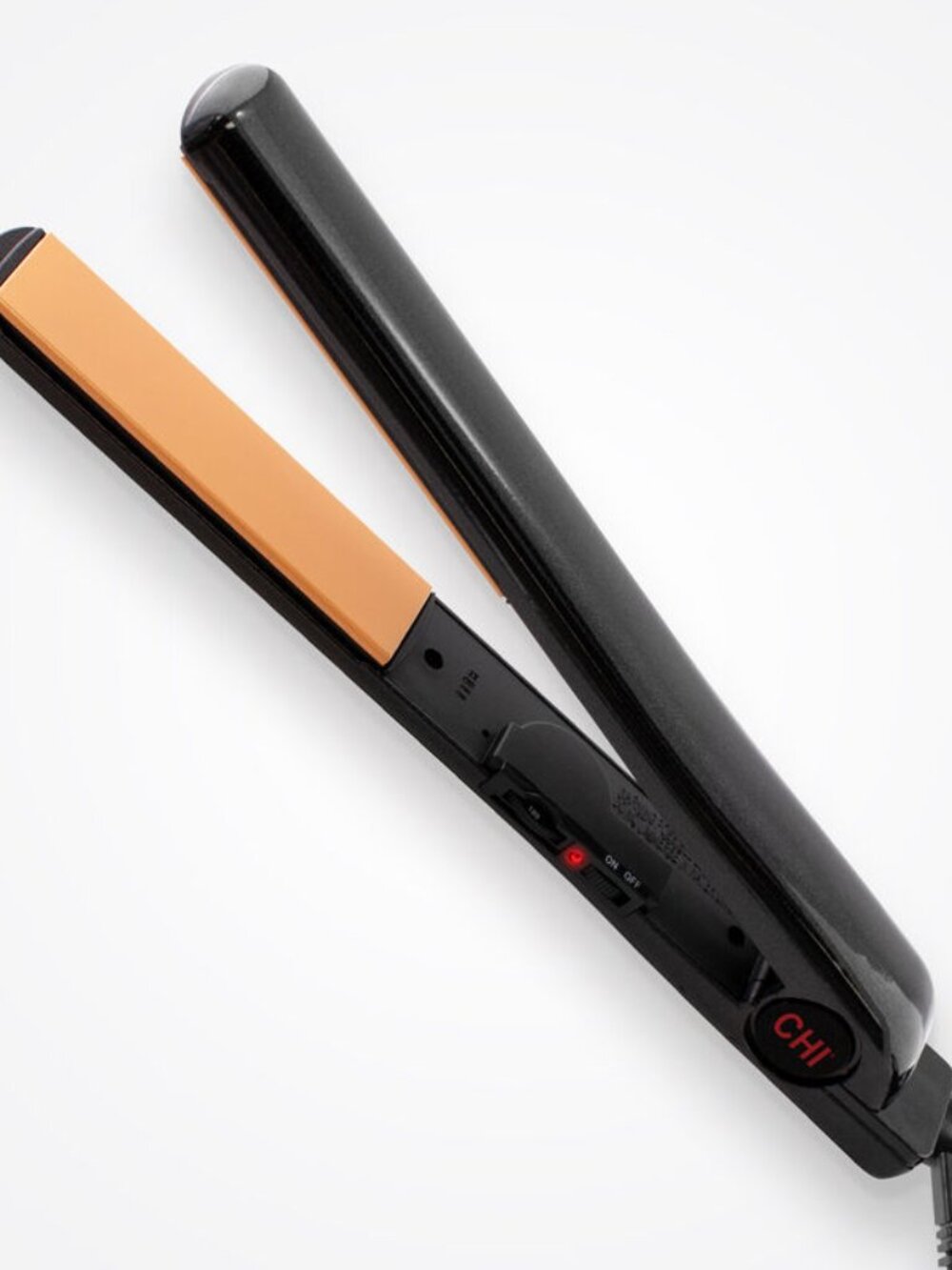CHI 1 Inch Tourmaline Ceramic Extended Plate Hairstyling Iron with Thermal Mat